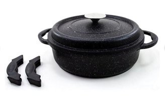 Togo 2 Parça 24 cm Paslanmaz Çelik Basık Tencere