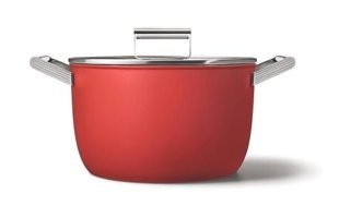 Smeg Cookware 50's Style 2 Parça 24 cm Çelik Tencere