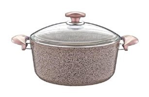O.M.S 2 Parça 22 cm Granit Derin Tencere