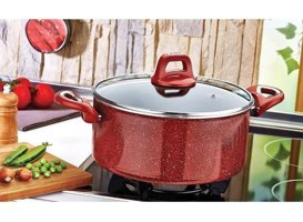 Kahramanlar 2 Parça 22 cm Teflon Derin Tencere