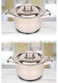 Tilbe Home 2 Parça 12 cm Teflon Tencere