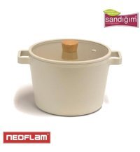 Neoflam Fika 2 Parça 26 cm Paslanmaz Çelik Derin Tencere