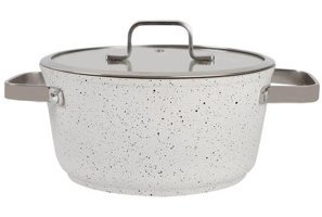 Porland Bianco 2 Parça 24 cm Granit Derin Tencere