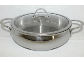 Gülsan 2 Parça 24 cm Çelik Basık Tencere