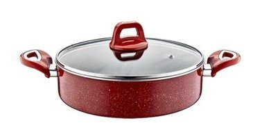 Kahramanlar 2 Parça 18 cm Teflon Basık Tencere