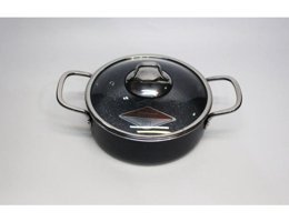 Taşhan Black Stone 2 Parça 23 cm Çelik Derin Tencere