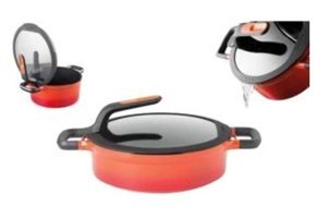 Berghoff Gem Stay Cool 2 Parça 32 cm Döküm Tencere