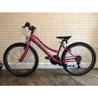 Carraro Speed 242 24 Jant 21 Vites Dağ Bisikleti Beyaz - Fuşya