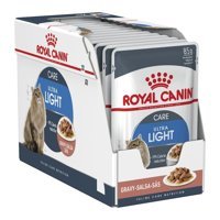 Royal Canin Ultra Light Yetişkin Tavuk Soslu Yaş Kedi Maması 12x85 gr