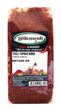 Gedemenli Yağlı Yaprak Biber 500 gr
