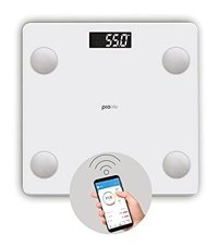Polosmart PSC-12 Yağ Ölçen Vücut Analizi Yapan Bluetoothlu Kas Ölçen Cam Dijital Akıllı Tartı Beyaz