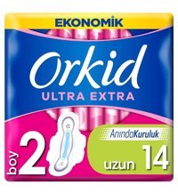 Orkid Ultra Uzun 14'lü Hijyenik Ped