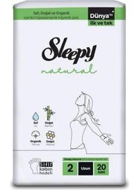 Sleepy Natural Organik 20'li Hijyenik Ped