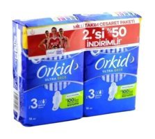 Orkid 18'li Hijyenik Ped 2 Adet