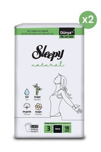 Sleepy Natural Organik 24'lü Hijyenik Ped 2 Adet