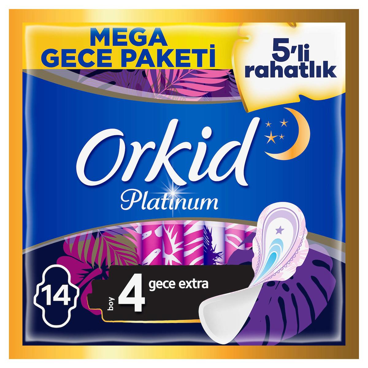 Orkid Gece 14'lü Hijyenik Ped