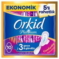 Orkid Platinum Gece&Gündüz 10'lu Hijyenik Ped