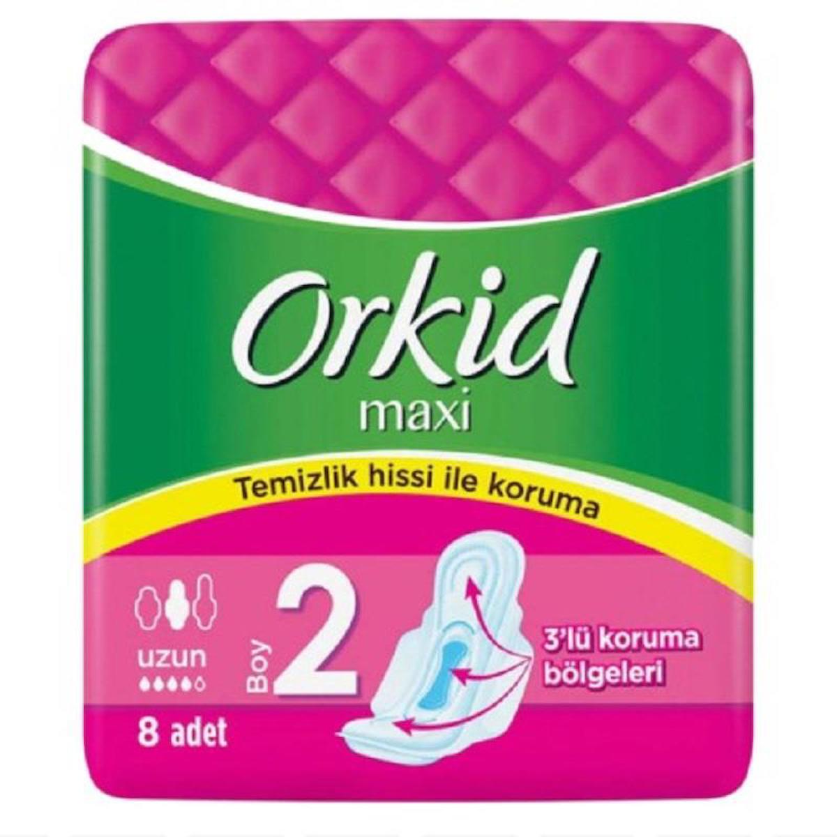 Orkid Maxi 8'li Hijyenik Ped