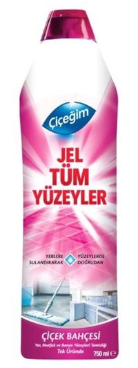 Çiçeğim Jel Çiçek Bahçesi Yüzey Temizleyici 750 ml