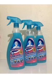 Highgenic Silikonlu Sprey Yüzey Temizleyici 3x750 ml