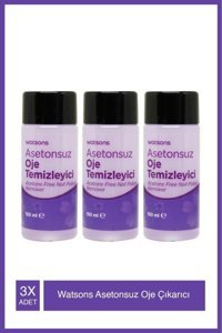 Watsons Aseton 3x150 ml