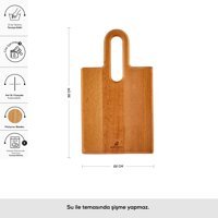 Karaca Urbanwood Rectangle Small Bambu Kahverengi Kesme Tahtası
