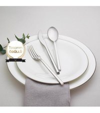 Karaca Kendo Elegance 84 Parça 12 Kişilik Çatal Kaşık Bıçak Takımı Gümüş
