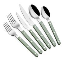 The Mia Comida 24 Parça 6 Kişilik Çatal Kaşık Bıçak Takımı Yeşil