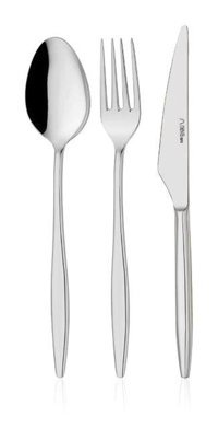 Neva N3598 Solid 36 Parça 6 Kişilik Çatal Kaşık Bıçak Takımı Gümüş