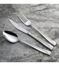 Emsan Samba Elegance 84 Parça 12 Kişilik Çatal Kaşık Bıçak Takımı Gümüş