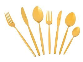 Jumbo İnfinity 84 Parça 12 Kişilik Çatal Kaşık Takımı Gold