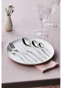 Karaca Holey Elegance 84 Parça 12 Kişilik Çatal Kaşık Bıçak Takımı Platin