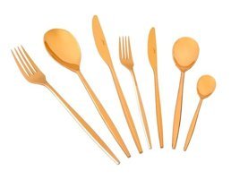 Jumbo Apollo 84 Parça 12 Kişilik Çatal Kaşık Takımı Bronz