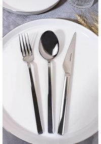 Bonelegant Star 18 Parça 6 Kişilik Çatal Kaşık Bıçak Takımı Gümüş