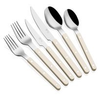 The Mia Comida 36 Parça 6 Kişilik Çatal Kaşık Bıçak Takımı Bej
