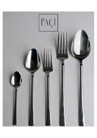 Paçi 30 Parça 6 Kişilik Çatal Kaşık Takımı Gümüş
