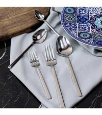 Özlife Asya 60 Parça 12 Kişilik Çatal Kaşık Takımı Gümüş