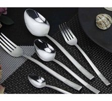 Rematta Vera 60 Parça 12 Kişilik Çatal Kaşık Takımı Gümüş