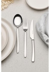 Bonelegant Modern 18 Parça 6 Kişilik Çatal Kaşık Bıçak Takımı gümüş