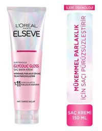 L'oréal Paris Elseve Glycolic Gloss Parlaklık Veren Tüm Saçlar İçin Unisex Saç Kremi 150 ml