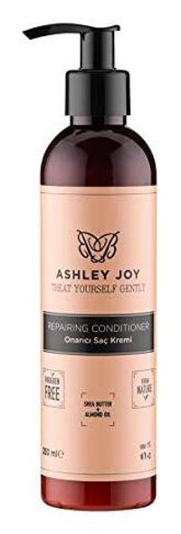 Ashley Joy Badem Shea Silikonsuz Sülfatsız Onarıcı Tuzsuz Keratinli Boyalı Saçlar İçin Kadın Saç Kremi 250 ml