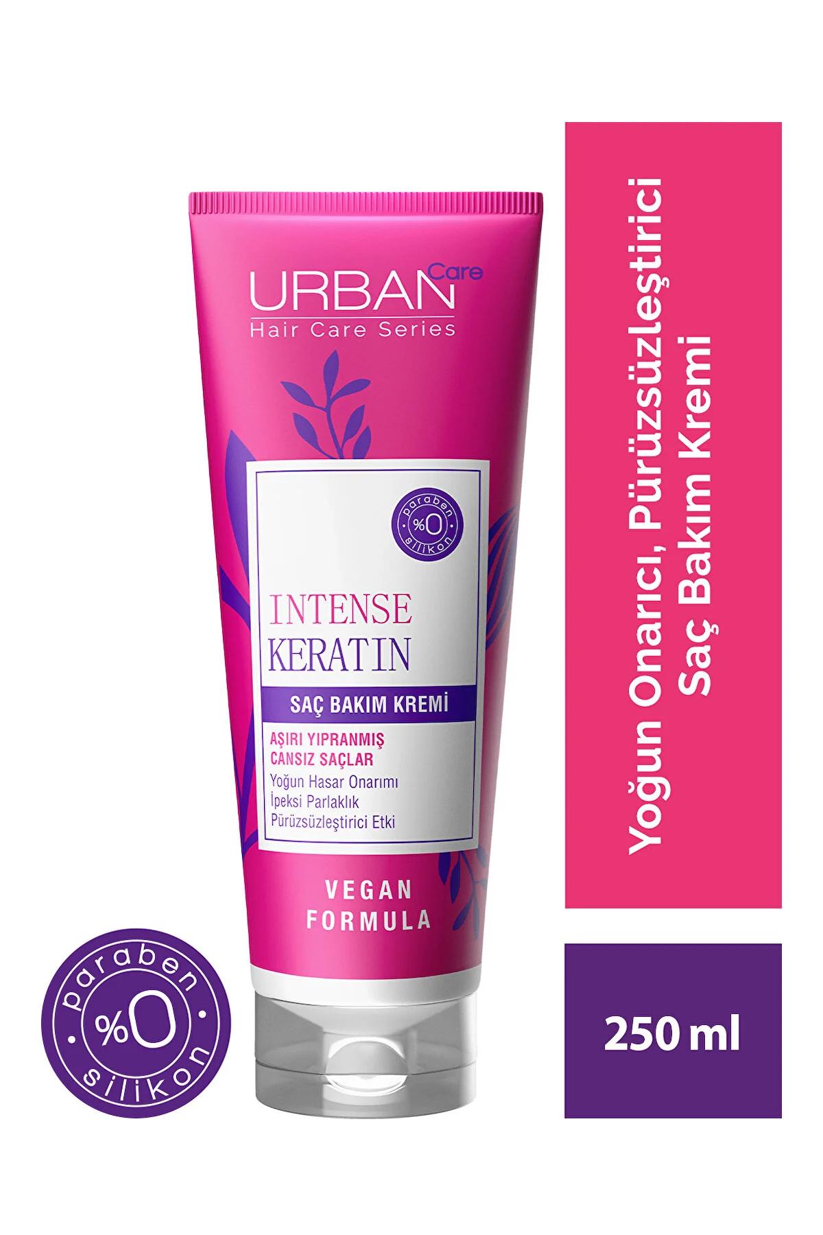 Urban Care Intense Macadamia Yağlı Sülfatsız Onarıcı Keratinli Saç Kremi 250 ml