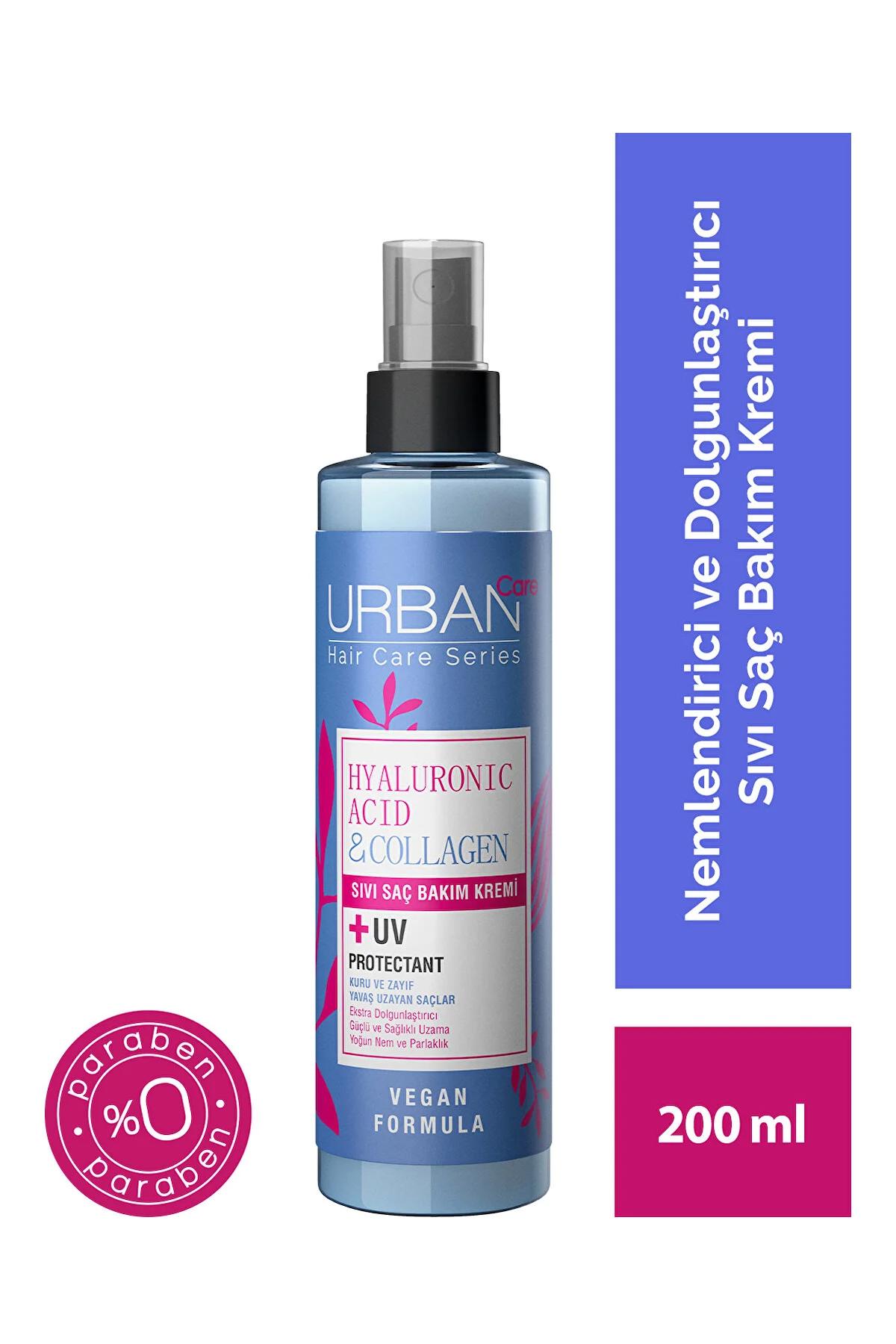 Urban Care Hyaluronic Acid Collagen Hyalüronik Asit Sülfatsız Saç Uzatan Saç Kremi 200 ml