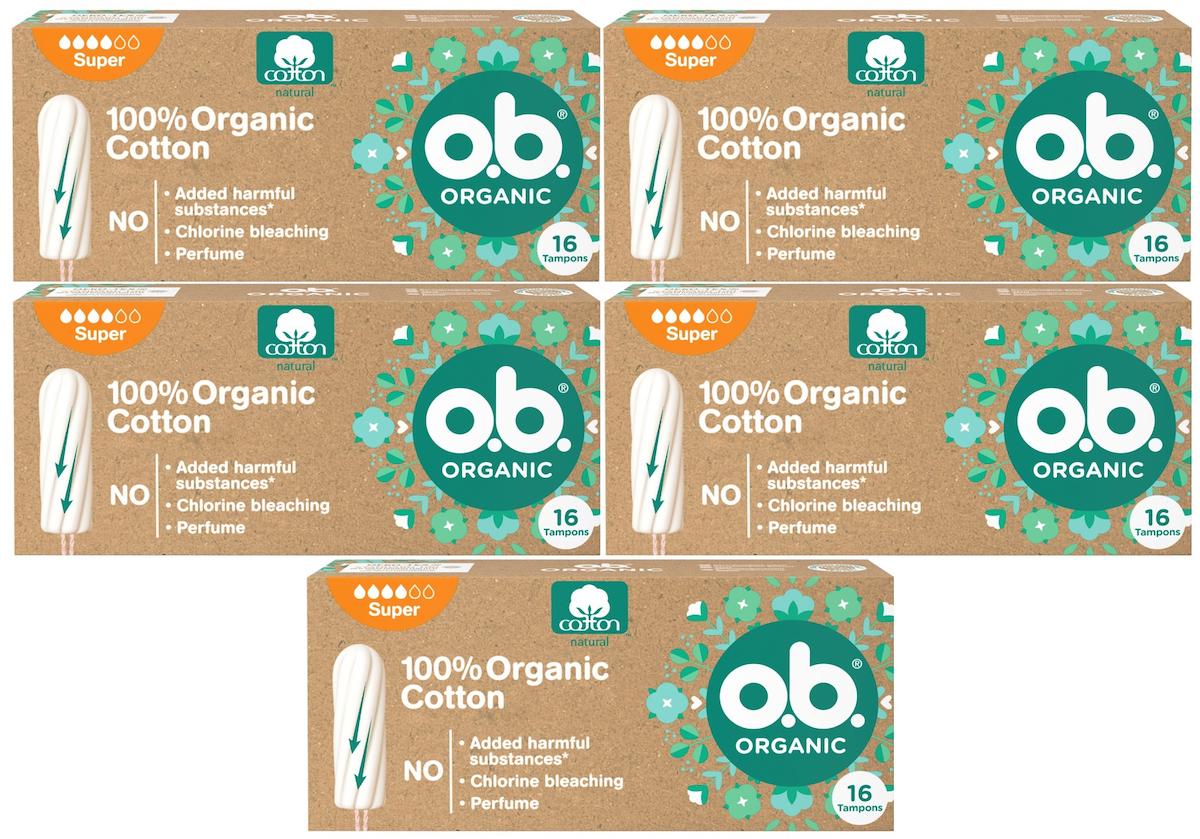 O.B. Organik Süper Tampon 5x16'lı
