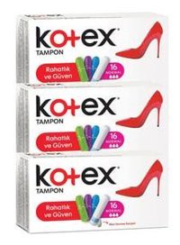 Kotex Normal Tampon 3x16'lı