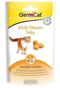 Gimcat E Vitamini Multivitamini Bağışıklık Güçlendirici Yetişkin Kedi Vitamini Tablet 40 gr