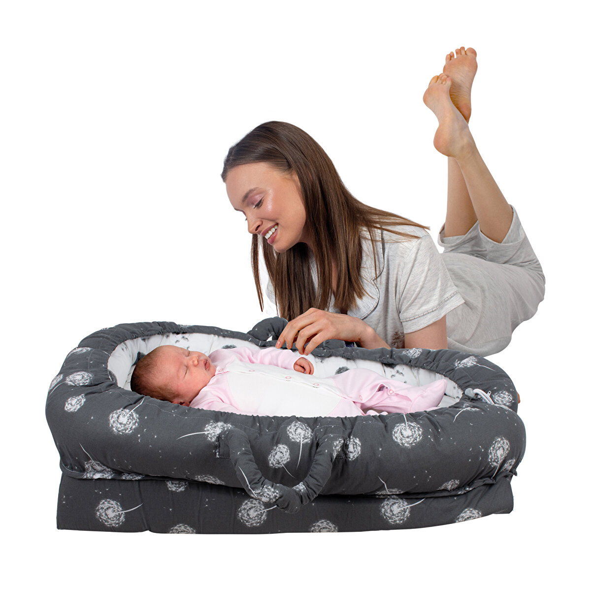 Sevi Bebe Dikdörtgen Pamuk - Elyaf 50x83 cm Anne Yanı Bebek Yatağı