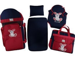 Rain Baby 12 kg Kapasiteli Taşıma Askılı Portbebe Kırmızı-Lacivert