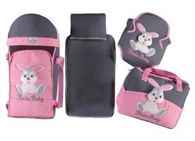 Rain Baby 12 kg Kapasiteli Taşıma Askılı Portbebe Gri-Pembe