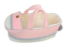 Lucky Life Taşıma Askılı Portbebe Ekru - Pembe